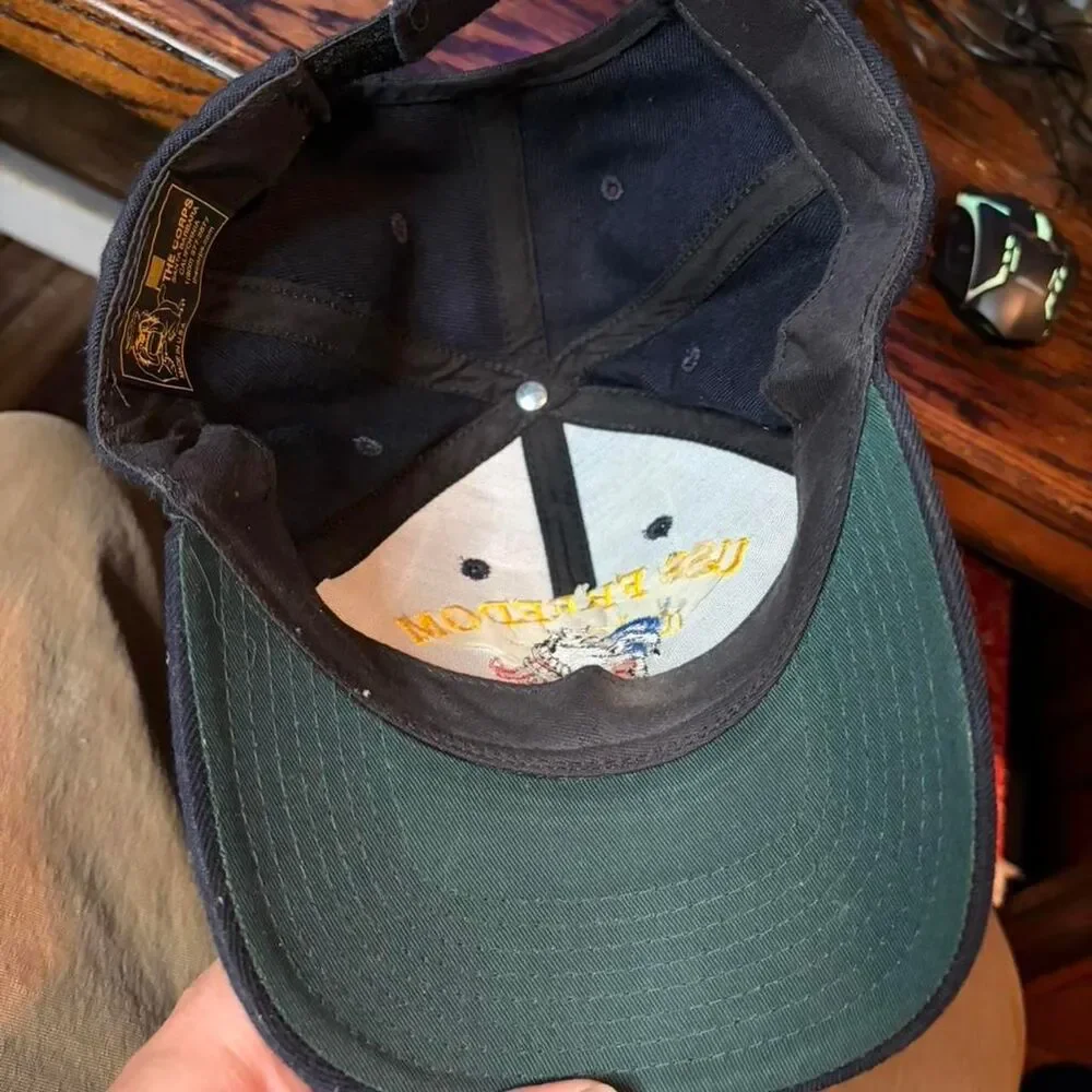 Unbranded Men's Black and Navy Hat